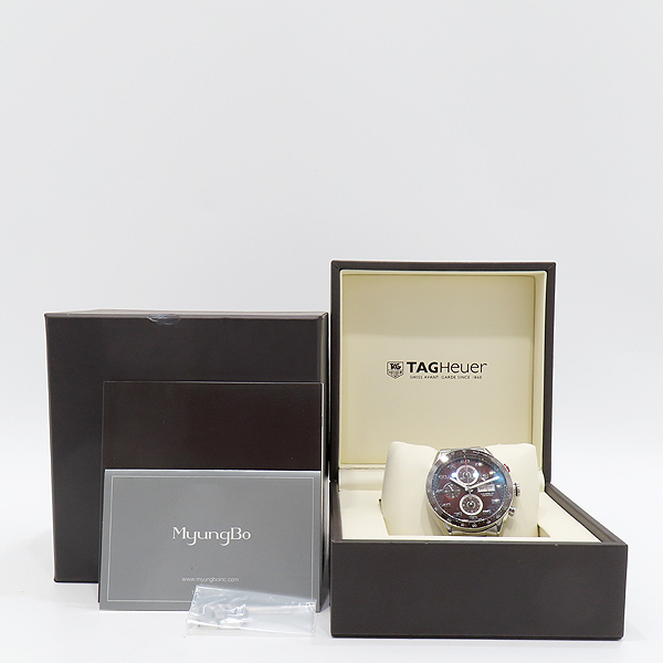 Tag Heuer(±ȣ̾) CV2A1S BA0799 CARRERA() Calibre 16  ̾ 43MM ̵Ʈ ũγ׷ ý ƽ ƿ 극̽  ð [õ] ̹6 - ̺ ߰ǰ