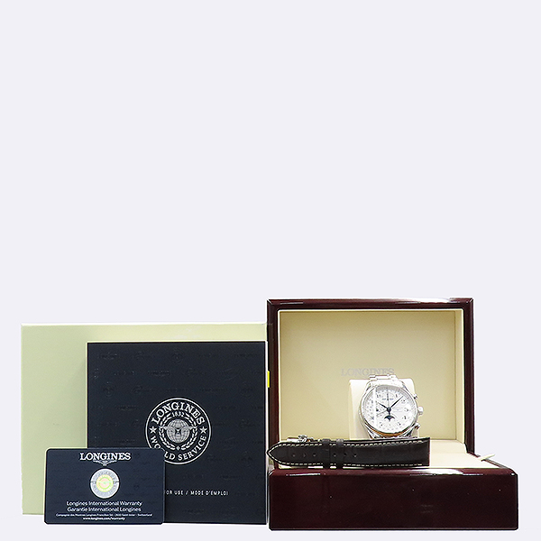 LONGINES() L2.733.4.78.6 MASTER COLLECTION CHRONO MOONPHASE  ݷ 42MM  ƽ ƿ  ð [] ̹5 - ̺ ߰ǰ
