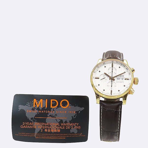 MIDO(̵) M005.614.36.031.00 ƼƮ 44MM  ƽ ũγ׷ ׹ ð [] ̹5 - ̺ ߰ǰ