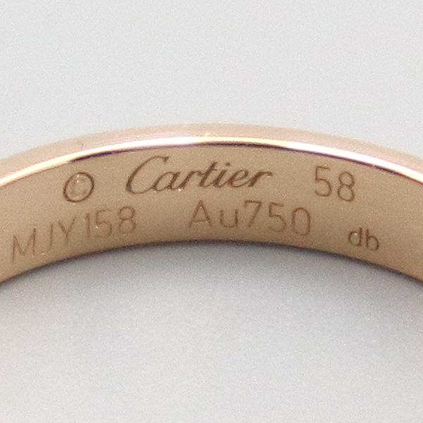 Cartier(쿡) B4085200 18K ũ  ̴ 긵 3.6mm  - 58ȣ [뱸] ̹3 - ̺ ߰ǰ