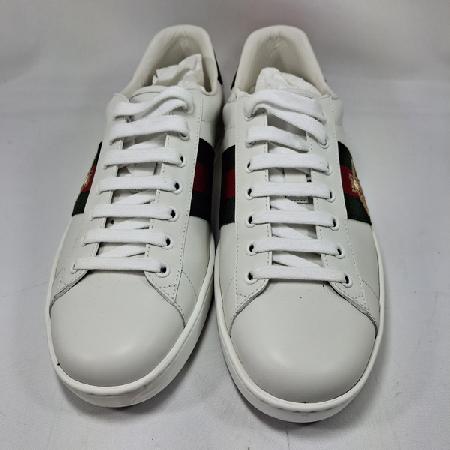 Gucci(±¸Âî) 429446 ¿¡À̽º »ï¼± ÈÀÌÆ® ·¹´õ ³²¼º¿ë ½º´ÏÄ¿Áî - 270MM Gucci(±¸Âî) 429446 ¿¡À̽º »ï¼± ÈÀÌÆ® ·¹´õ ³²¼º¿ë ½º´ÏÄ¿Áî - 270MM