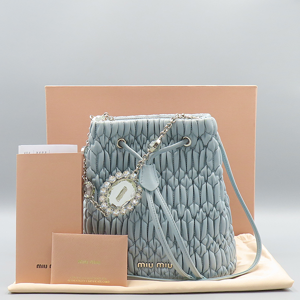 MiuMiu(̿̿) 5BE050 ÿ ũ ü  Ŷ Ʈ   [ϳ̻]