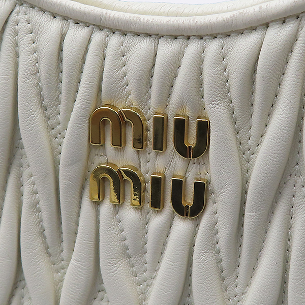 MiuMiu(̿̿) 5BH211 ȭƮ ÷   ΰ Ʈ  + ũν Ʈ [б] ̹5 - ̺ ߰ǰ