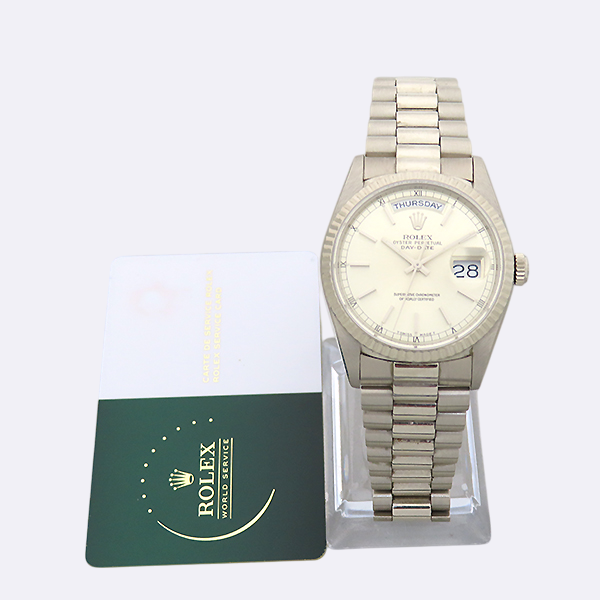 Rolex(η) 18239 DAY-DATE  Ʈ 18K ȭƮ  ƽ  ð [λ꼾Һ] ̹5 - ̺ ߰ǰ