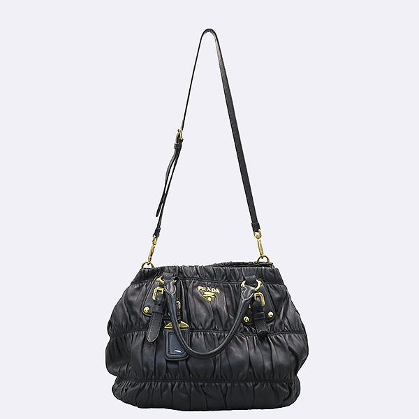 Prada() BN1789 ÷ NAPPA GAUFRE NERO Ų   ΰ Ʈ + Ʈ 2WAY [б] ̹3 - ̺ ߰ǰ