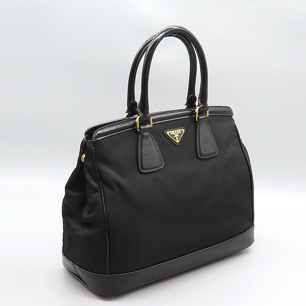 Prada(�����) BN2502 ���� TESSUTO(�׼���) + SAFFIANO(���ǾƳ�) ���� �ﰢ �ΰ� ��Ʈ�� [���̷Ե���] �̹���3 - ���̺��� �߰���ǰ