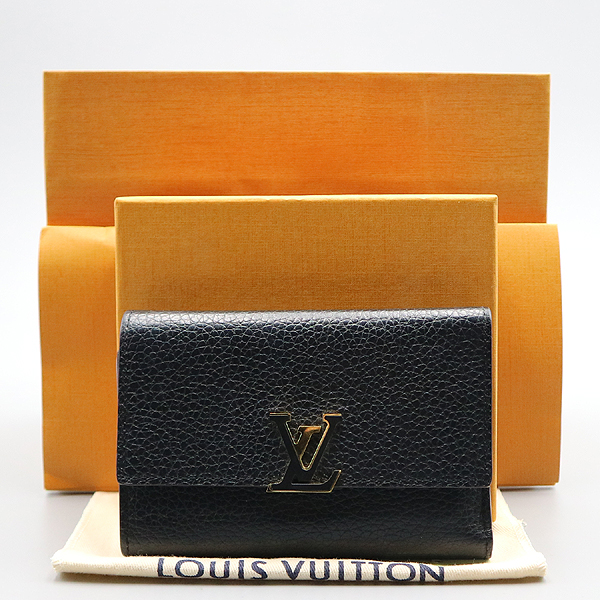 Louis Vuitton(���̺���) M62157 Taurillon NOIR ���� ���� ���� īǶ�� ����Ʈ ���� ������ [�뱸��������]