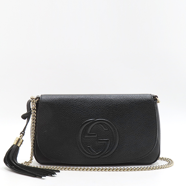 Gucci(����) 536224 ���� ���� SOHO ��ȣ ���ͷ�ŷ �׽���� �ΰ� ��Ƽġ ����Ż ü�� ũ�ν��� [��õ��] �̹���2 - ���̺��� �߰���ǰ