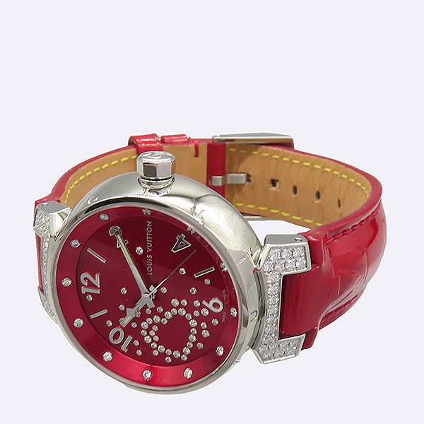 Louis Vuitton(���̺���) Q131Z ���� ���̾� ���̾Ƹ�� ���� ��Ʈ ���θ� ���� 34MM ���� ��� �ð� [��������] �̹���2 - ���̺��� �߰���ǰ