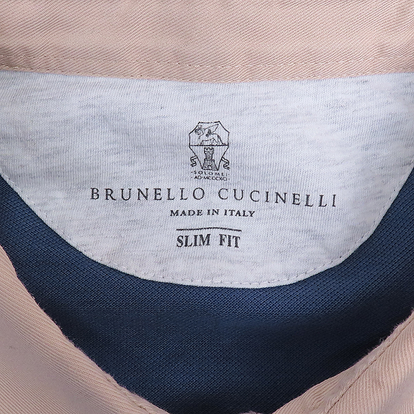 BRUNELLO CUCINELLI(���ڷ���ġ�ڸ�) ���� �÷� ������ PK ���� Ƽ���� - 3XL [��������] �̹���3 - ���̺��� �߰���ǰ