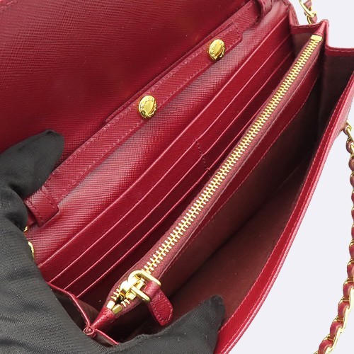 Prada(�����) 1M1290 ���� ���ǾƳ� ���� �ΰ� ������ + ü�� ��Ʈ�� [û��������] �̹���6 - ���̺��� �߰���ǰ