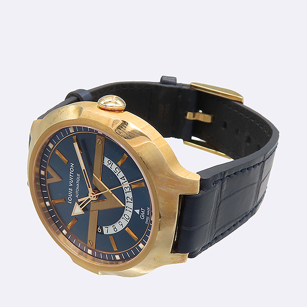 Louis Vuitton(���̺���) Q7E30 18K ��� ���� ���� ���̾� ������ GMT �����ƽ 39MM �Ǿ� ���� �ð� [��������] �̹���2 - ���̺��� �߰���ǰ