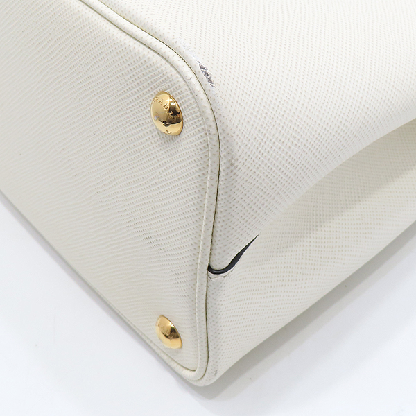 Prada() 1BG887 BIANCO ÷ SAFFIANO(ǾƳ) CUIR κ  ﰢ ΰ  Ʈ +  Ʈ 2WAY [õ] ̹6 - ̺ ߰ǰ