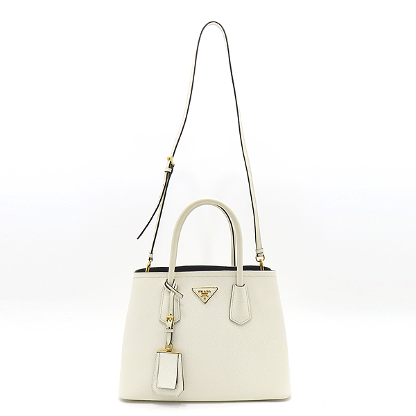 Prada() 1BG887 BIANCO ÷ SAFFIANO(ǾƳ) CUIR κ  ﰢ ΰ  Ʈ +  Ʈ 2WAY [õ] ̹4 - ̺ ߰ǰ