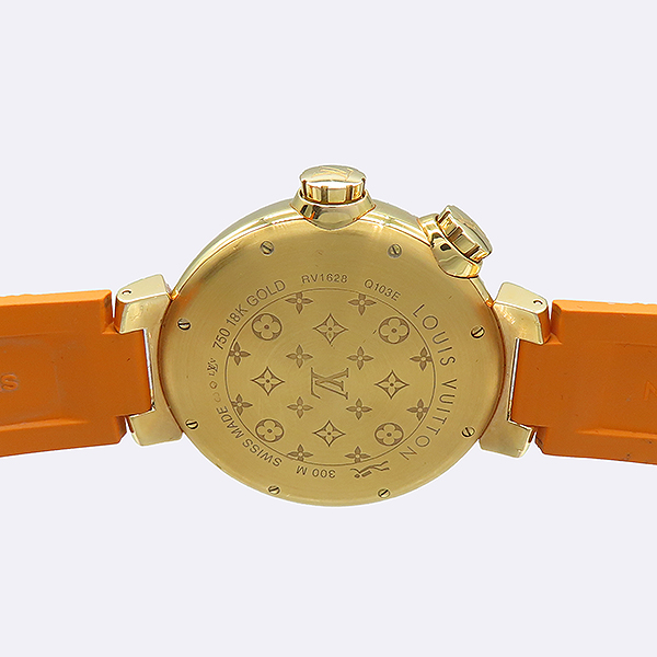 Louis Vuitton(���̺���) Q103E 18K ��� ���� ���θ� ���̹� 300M �����ƽ 44MM ���� ��� �ð� [��������] �̹���4 - ���̺��� �߰���ǰ