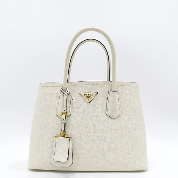 Prada() 1BG887 BIANCO ÷ SAFFIANO(ǾƳ) CUIR κ  ﰢ ΰ  Ʈ +  Ʈ 2WAY [õ] ̹2 - ̺ ߰ǰ