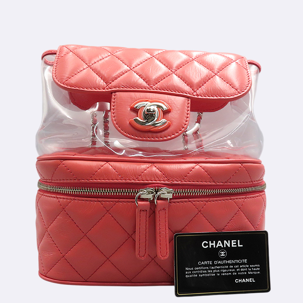 Chanel() A57826 ũ  Ƽ ÷ Ŭ PVC  []