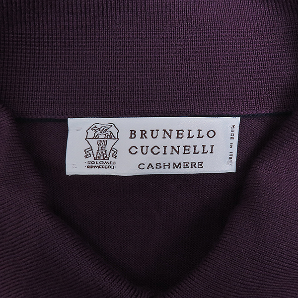 BRUNELLO CUCINELLI (���ڷ� ��ġ�ڸ�) ���� �÷� ĳ�ù̾� ȥ�� ������ ī�� Ƽ���� - 56������ [��������] �̹���4 - ���̺��� �߰���ǰ