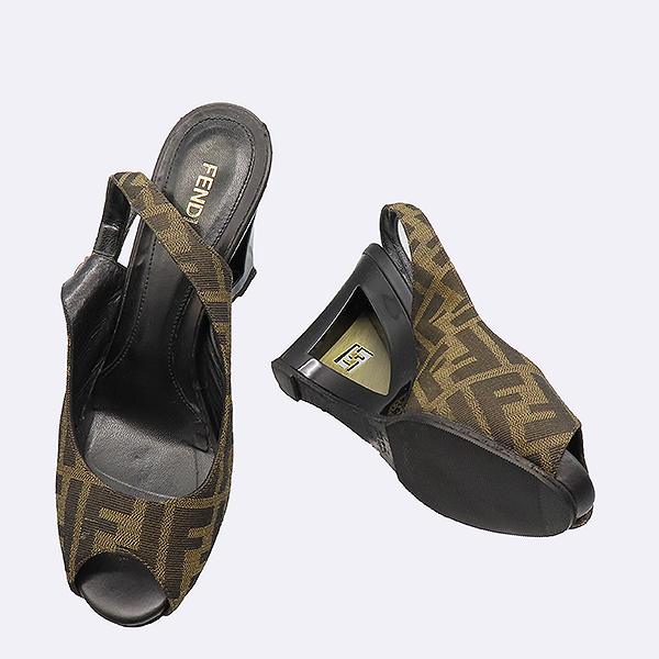 Fendi(���) FF�ΰ� ��ī �к긯 ������ �ɹ�Ŭ ��Ʈ�� ������ ������ ���� - 240MM [�б�����] �̹���2 - ���̺��� �߰���ǰ