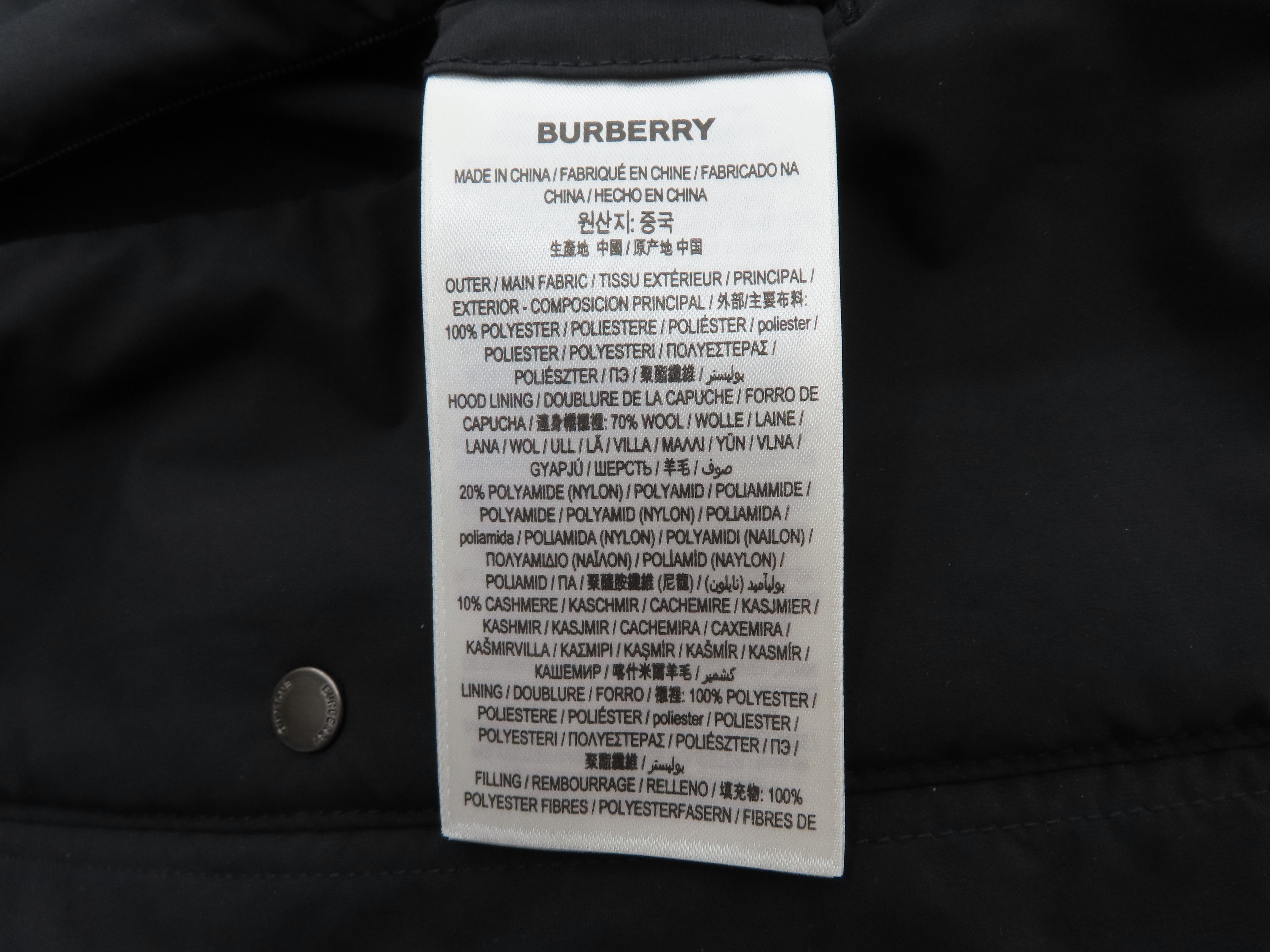 Burberry(������) 8091828 ���� �÷� LEYBURN ���̹� üũ �� �е� ������ ���� - M������  [��������] �̹���5 - ���̺��� �߰���ǰ