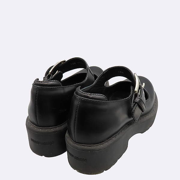 MiuMiu(�̿�̿�) 5F786D ���� �÷� �߷����� �޸����� �÷��� ���� ���� -38.5 [��������] �̹���4 - ���̺��� �߰���ǰ