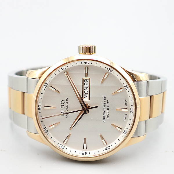 MIDO(�̵�) M038.431.36.031.00 ��Ƽ��Ʈ ũ�γ���� 1 42MM �����ƽ �޺� ������ �ð� [�뱸��������] �̹���2 - ���̺��� �߰���ǰ