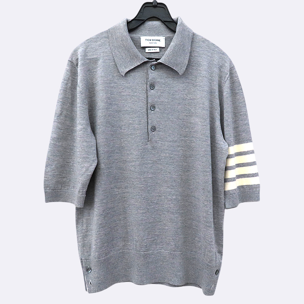 THOM BROWNE(�����) MKP048A �׷��� �÷� �޸��� �� �� ������ ���� ���� Ƽ - 3������ [��������]