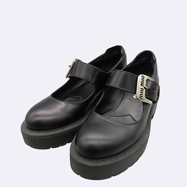 MiuMiu(�̿�̿�) 5F786D ���� �÷� �߷����� �޸����� �÷��� ���� ���� -38.5 [��������] �̹���5 - ���̺��� �߰���ǰ