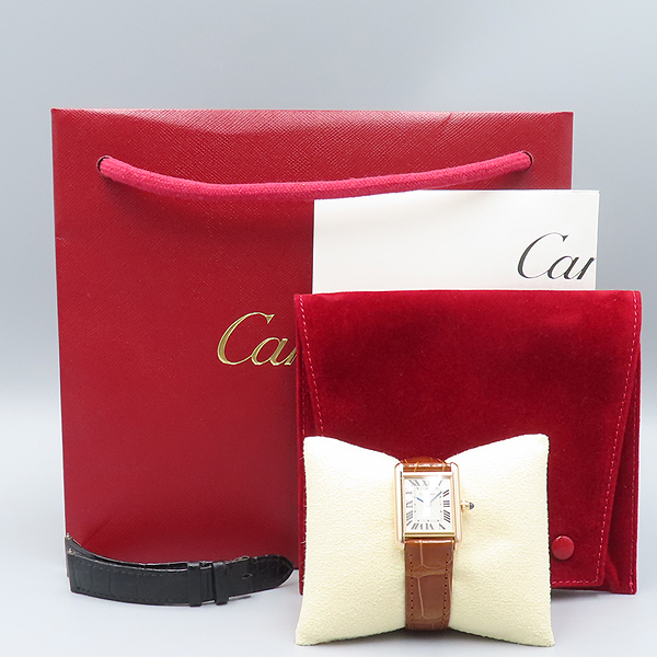 Cartier(��쿡) WGTA0010 18K ��� TANK LOUIS ��ũ ���� ���� �Ŵ��� ���ε� ���׹�� ���� �ð� [��ź�Ե���] �̹���7 - ���̺��� �߰���ǰ