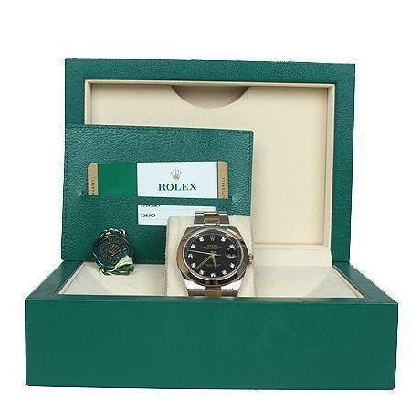 Rolex(�η���) 126303 10����Ʈ ���̾� 18K���ο� �޺� ��������Ʈ �����ƽ ������ð� (���ֻ���) �̹���4 - ���̺��� �߰���ǰ