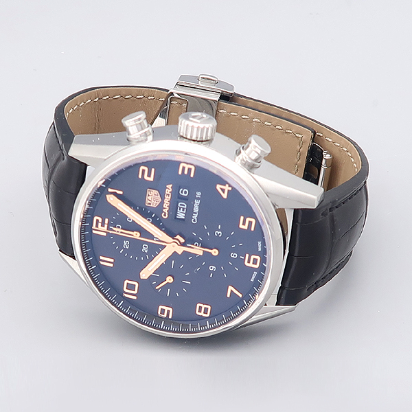 Tag Heuer(�±�ȣ�̾�) CV2A1AB ��� Į���� 16 ũ�γ�׷��� ���� ���̾� ������ ���� 43MM ���׹�� �����ƽ ������ �ð� WAP1445 [����������] �̹���2 - ���̺��� �߰���ǰ