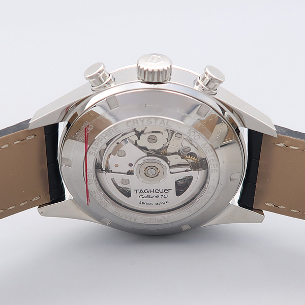 Tag Heuer(�±�ȣ�̾�) CV2A1AB ��� Į���� 16 ũ�γ�׷��� ���� ���̾� ������ ���� 43MM ���׹�� �����ƽ ������ �ð� WAP1445 [����������] �̹���4 - ���̺��� �߰���ǰ