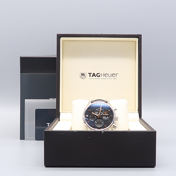 Tag Heuer(�±�ȣ�̾�) CV2A1AB ��� Į���� 16 ũ�γ�׷��� ���� ���̾� ������ ���� 43MM ���׹�� �����ƽ ������ �ð� WAP1445 [����������] �̹���5 - ���̺��� �߰���ǰ