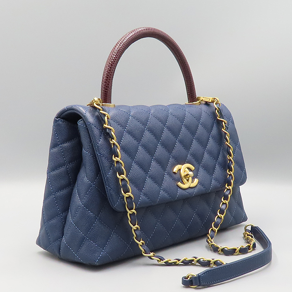 Chanel(����) A92991 ���̺� ĳ��Ų ���� �ΰ� �����ڵ� �̵�� �÷� ��Ʈ�� + ü�ν�Ʈ�� 2WAY [��ź�Ե���] �̹���3 - ���̺��� �߰���ǰ