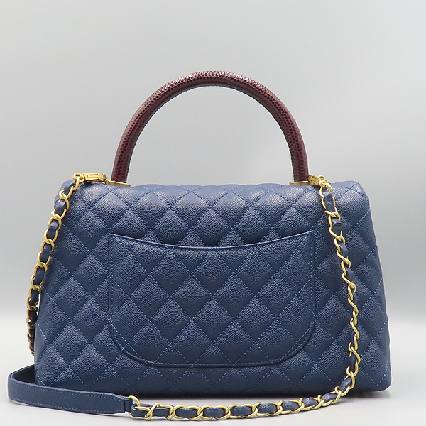 Chanel(����) A92991 ���̺� ĳ��Ų ���� �ΰ� �����ڵ� �̵�� �÷� ��Ʈ�� + ü�ν�Ʈ�� 2WAY [��ź�Ե���] �̹���4 - ���̺��� �߰���ǰ