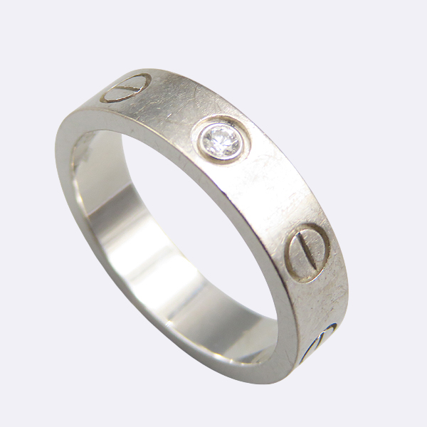 Cartier(��쿡) B4050547 18K ȭ��Ʈ ��� 1����Ʈ ���̾� ���� ���긵 ���� - 7ȣ [��������]