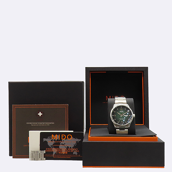 MIDO(�̵�) M038.431.11.097.00 MULTIFORT(��Ƽ��Ʈ) M ũ�γ���� ���� ����Ʈ �����ƽ 42MM ��ƿ ��� ������ �ð� [��������] �̹���5 - ���̺��� �߰���ǰ