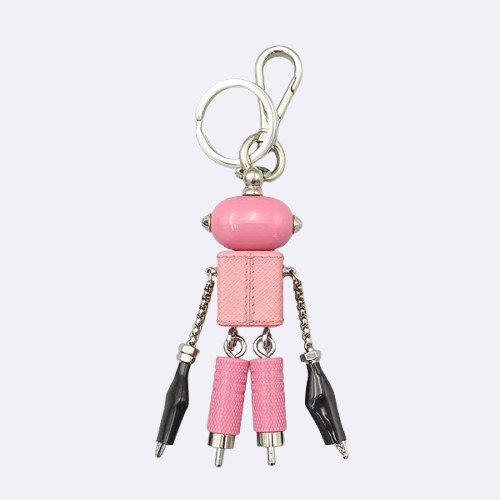 Prada(�����) 1TR101 ��ũ �÷� ���ǾƳ� ���� �κ� Űü�� Ʈ�� Ű�� [û��������] �̹���2 - ���̺��� �߰���ǰ