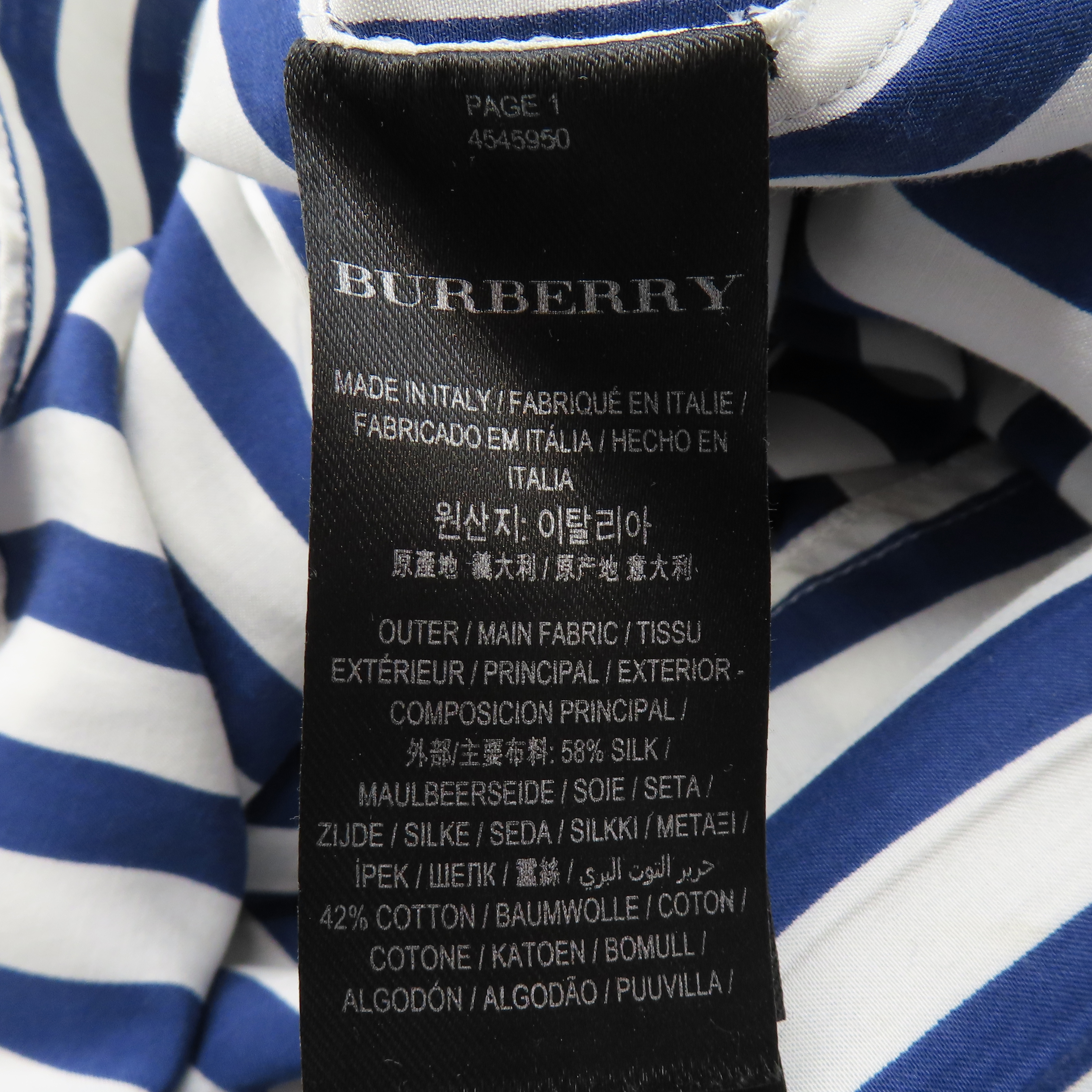 Burberry(������) 4545950 ��ũ ��ư ȥ�� ���� ��Ʈ������ ������ ����콺 [��������] �̹���6 - ���̺��� �߰���ǰ