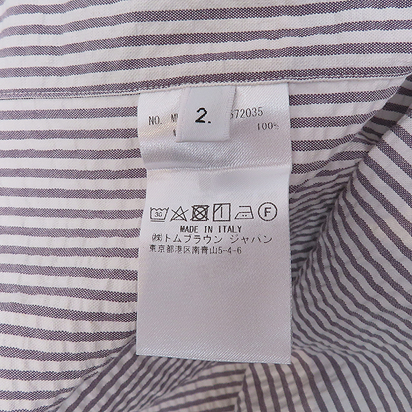 THOM BROWNE(�����) MWL301A  �׷��� ��Ʈ������ �þĿ �Ｑ �׷α׷� �Ϲ�� ���� - 2������ [�����νż�����] �̹���6 - ���̺��� �߰���ǰ