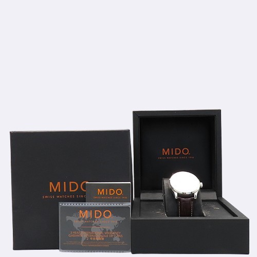 MIDO(�̵�) M005.430.36.051.80 MULTIFORT(��Ƽ��Ʈ) ȭ��Ʈ�� ���̵���Ʈ �����ƽ ���׹�� ������ �ð� [û��������] �̹���6 - ���̺��� �߰���ǰ