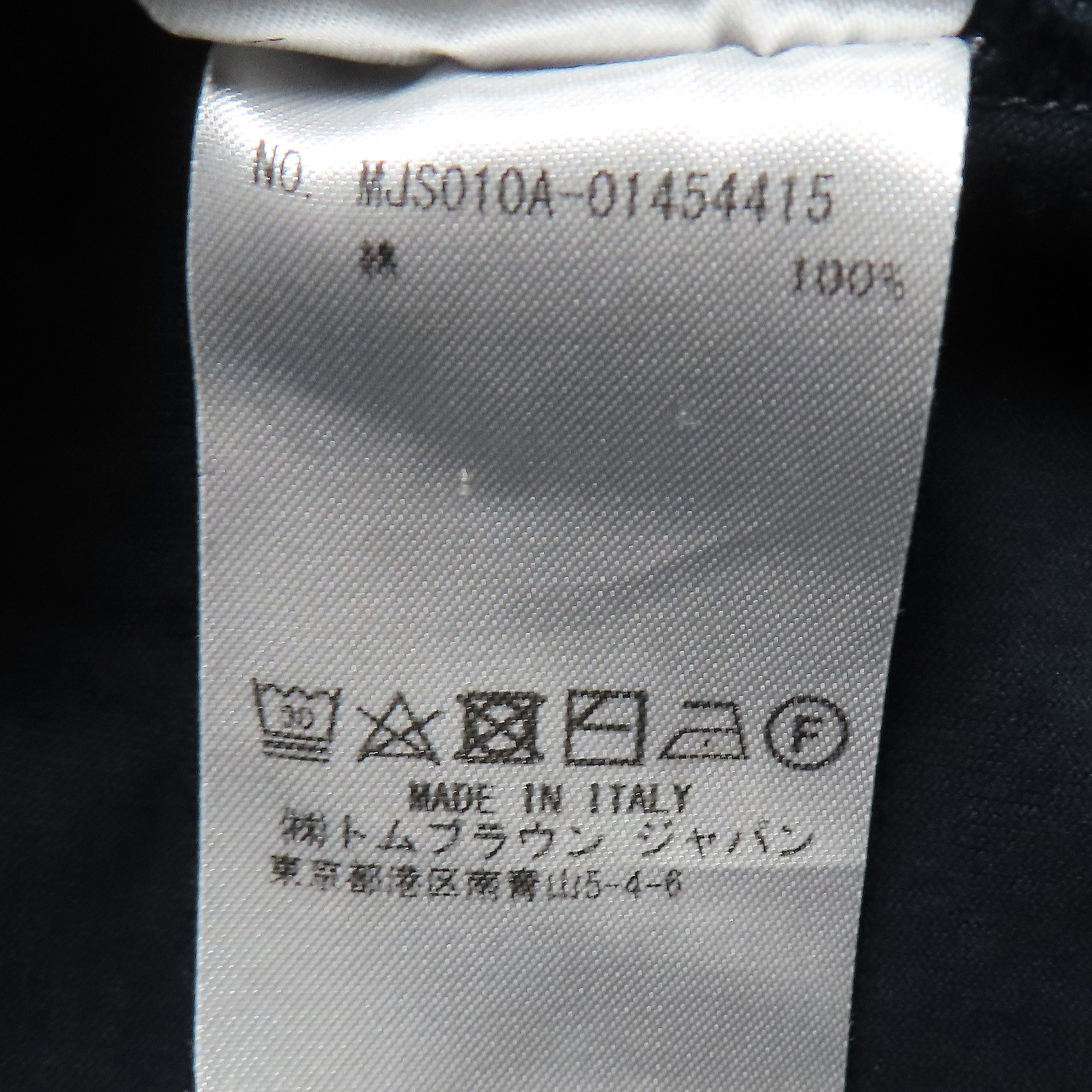 THOM BROWNE(�����) MJS010A ���̺� ��ư �Ｑ ���� ������ ���� Ƽ���� - 3������ [��õ��] �̹���6 - ���̺��� �߰���ǰ