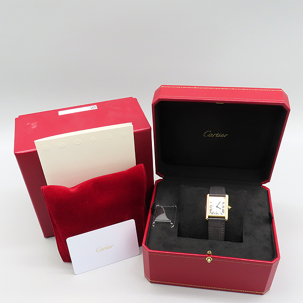 Cartier(��쿡) WGTA0067 18K ���ο� ��� ���� TANK LOUIS(��ũ ����) ���� ���� ���׹�� �ð� [���̷Ե���] �̹���7 - ���̺��� �߰���ǰ