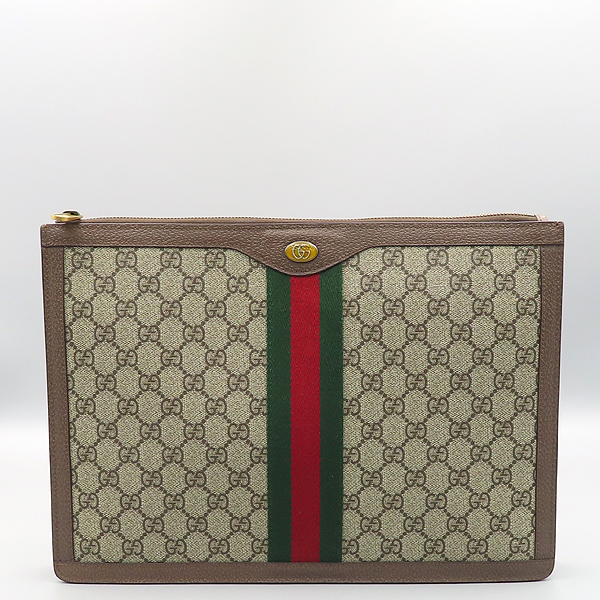 Gucci(����) 523359 GG�ΰ� PVC ������ ��Ʈ������ ���ǵ�� Ŭ��ġ [õ�Ƚż�����]