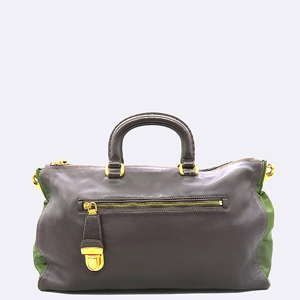 Prada(�����) BL0620 ���� �÷� �׸� �к긯 ȥ�� SAFFIANO TESSUTO (���ǾƳ� �׽���) 2WAY [�λ꼾�Һ���] �̹���2 - ���̺��� �߰���ǰ