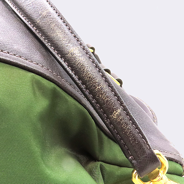 Prada(�����) BL0620 ���� �÷� �׸� �к긯 ȥ�� SAFFIANO TESSUTO (���ǾƳ� �׽���) 2WAY [�λ꼾�Һ���] �̹���4 - ���̺��� �߰���ǰ