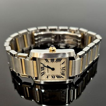 Cartier(��쿡) W51007Q4 ��ũ �������� 18K �޺� S������ ���� ������ �ð� (���ַԵ���) �̹���2 - ���̺��� �߰���ǰ