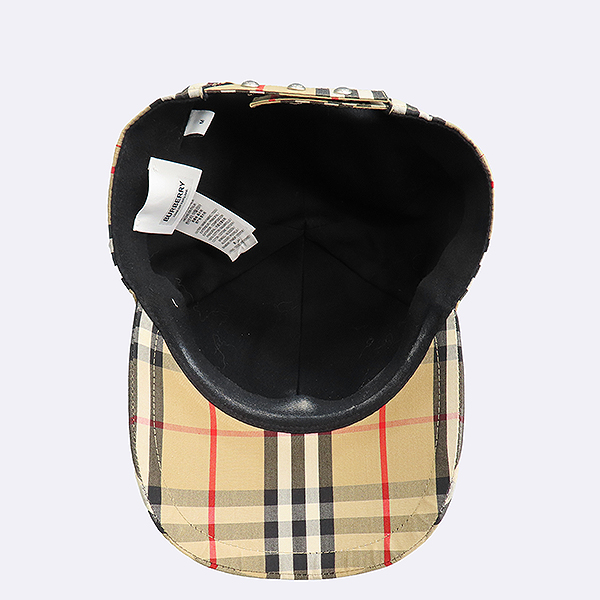 Burberry(������) 8017283 ������ �÷� ��Ƽ�� üũ ���� ��ư 100% 13�ֳ� �ڼ� �ΰ� ��ĸ - M ������ [��������] �̹���4 - ���̺��� �߰���ǰ