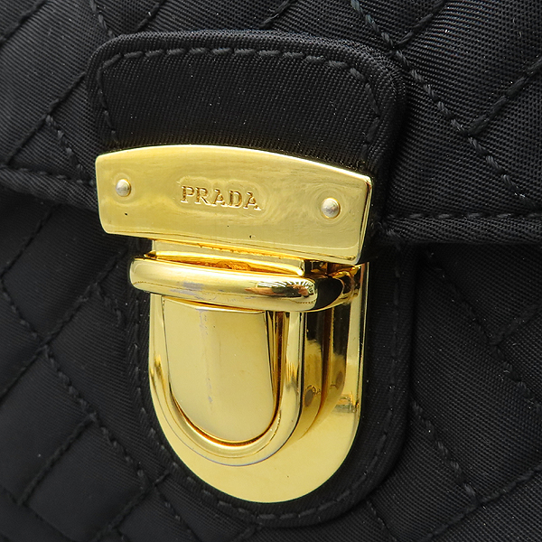 Prada(�����) BP0584 TESSUTO IMPUNTU NERO ���� �к긯 ��Ʈ��� ���� Ŭ��ġ�� ü�� ũ�ν��� [õ�Ƚż�����] �̹���4 - ���̺��� �߰���ǰ