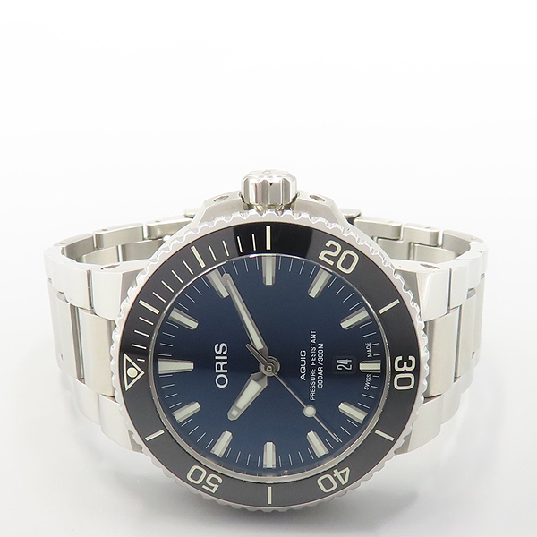 ORIS(������) 01 733 7730 4135 AQUIS DATE ������ ����Ʈ 43.5MM ������ ���̾� �����ƽ �ý���� ��ƿ ���� �ð� [��ź�Ե���] �̹���2 - ���̺��� �߰���ǰ